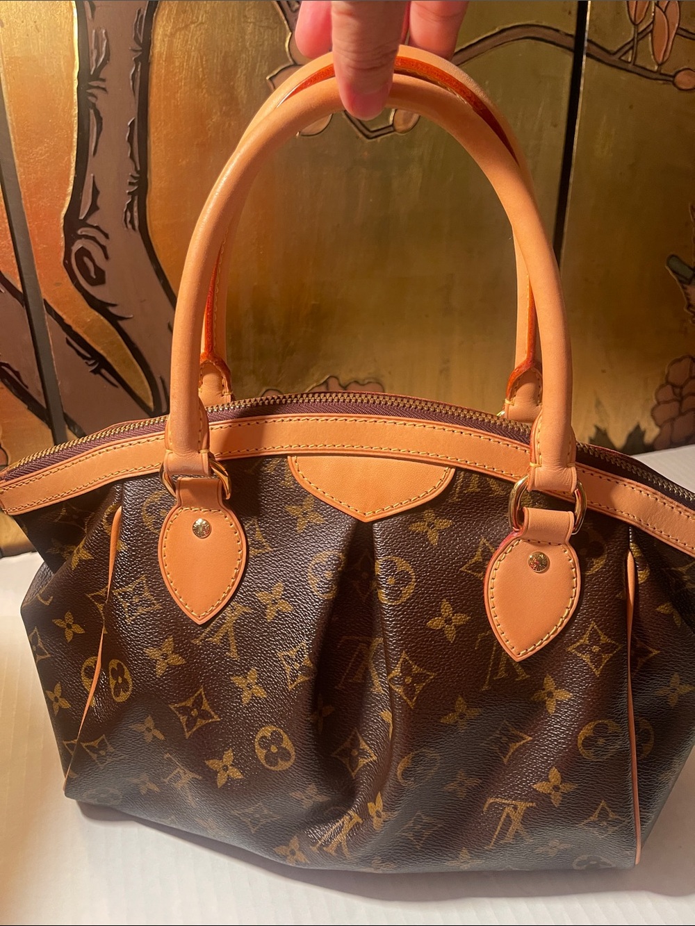 Louis Vuitton Brown Monogram Satchel with Natural Vachetta Trim - Picture 5 of 16